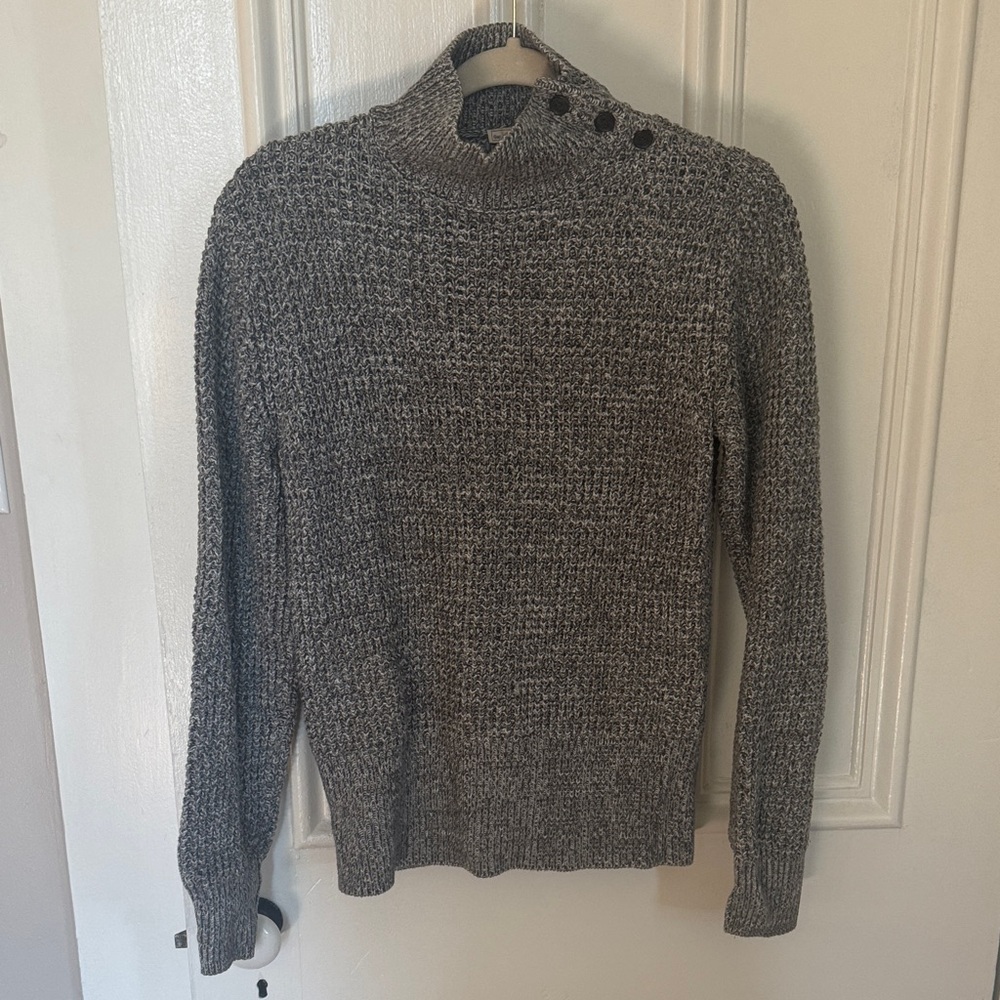 GAP Gray Sweater with Button Detail